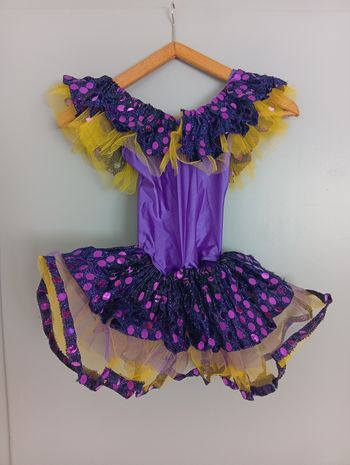 Tutu violet et jaune 12ans