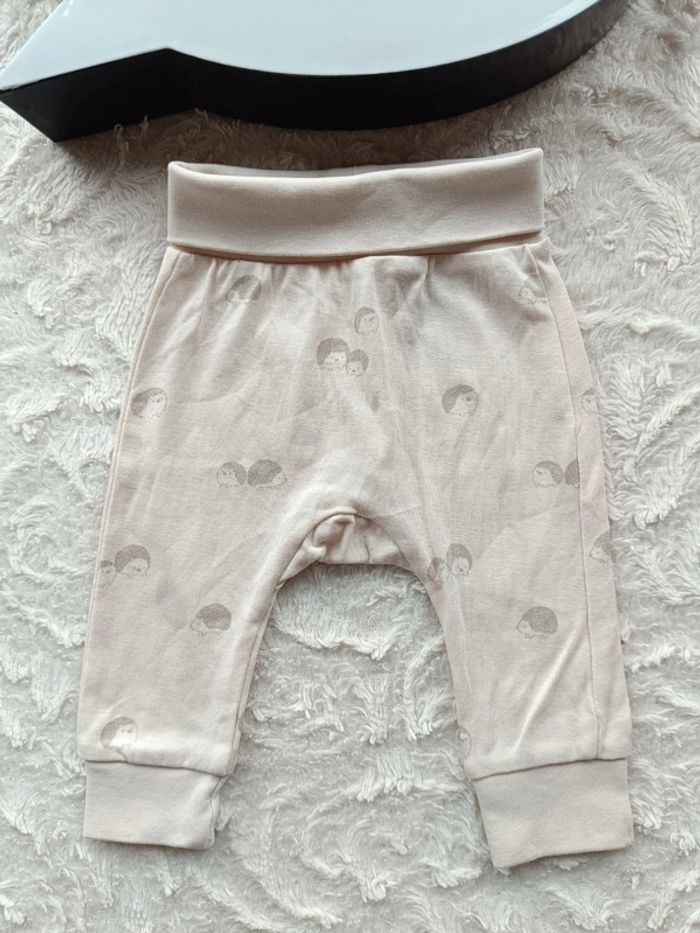 Sarouel legging Mixte 1/2 mois hérisson H&M coton bio - photo numéro 3