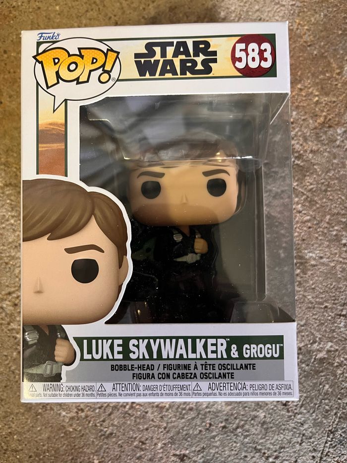 Funko pop luke skywalker et grogu 583