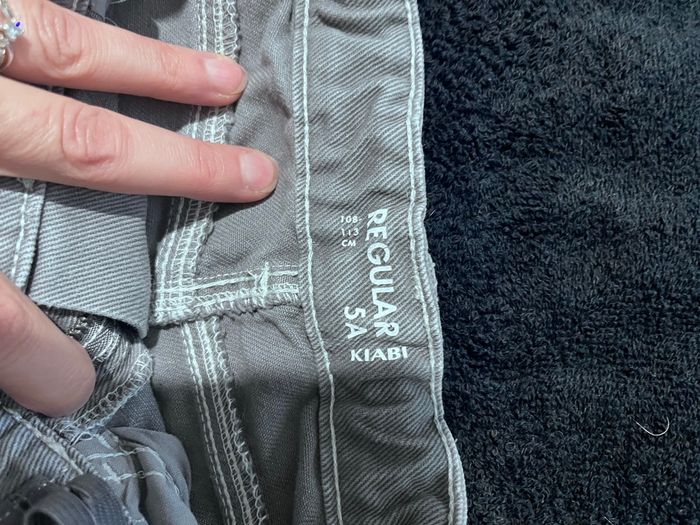 Jean regular gris Kiabi 5ans - photo numéro 3