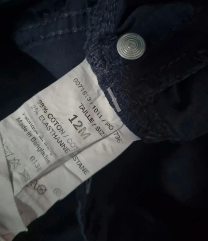 Pantalon marine 12mois Creeks - photo numéro 4