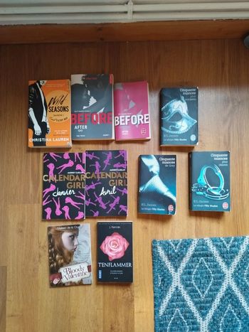 Lot de livres romance