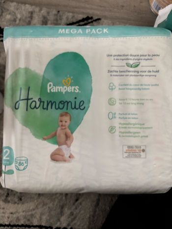 Couches Pampers harmonie Mega pack 2