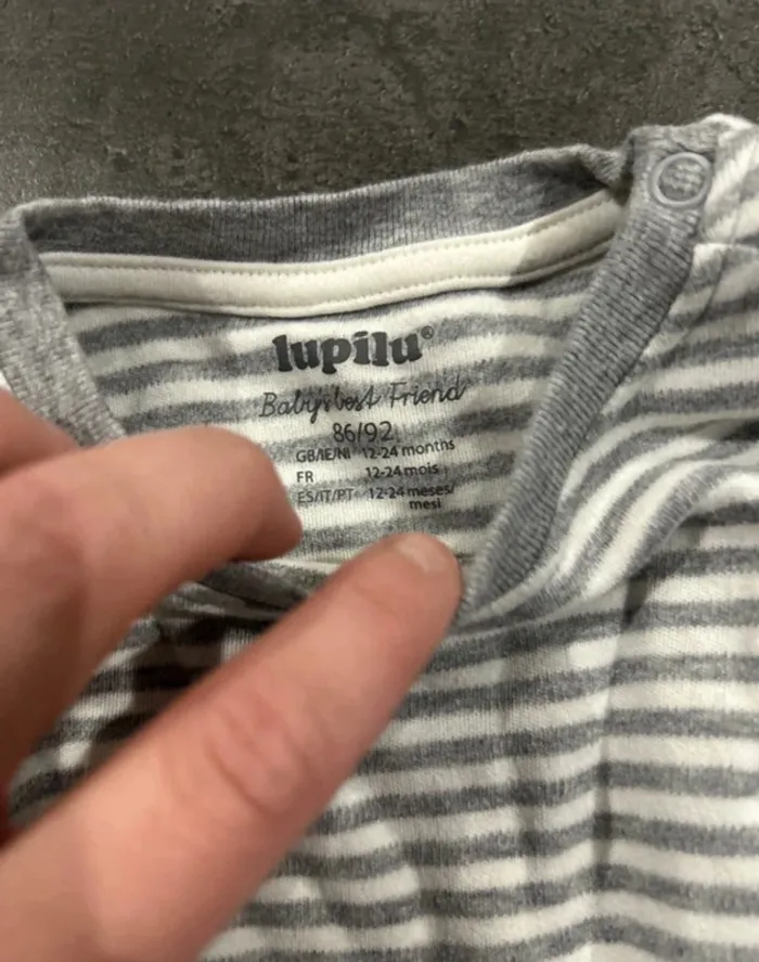 T-shirt manches longues bébé garçon, lupilu, 12-24 mois - photo numéro 2