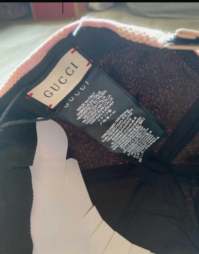 Casquette gucci rose - photo numéro 7