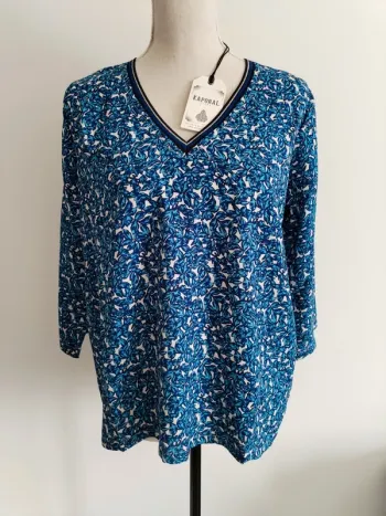 Blouse Kaporal bleue à motif Taille M