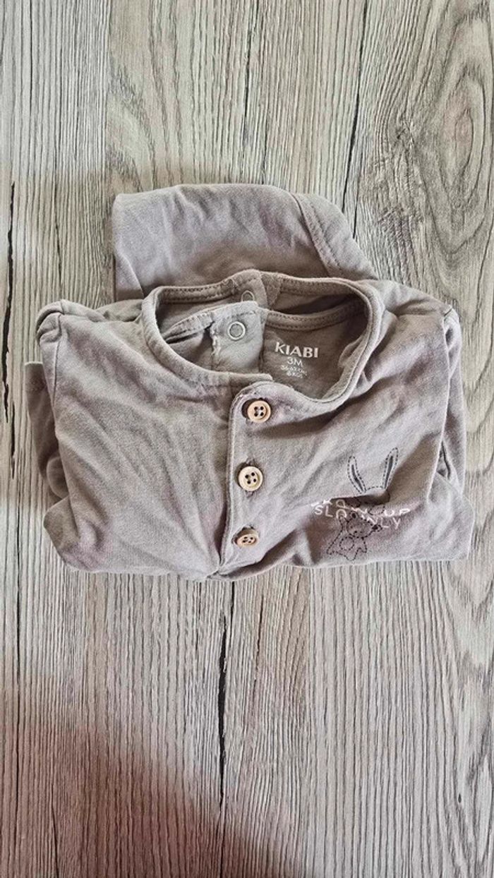 tee shirt manches longues 3 mois - photo numéro 3