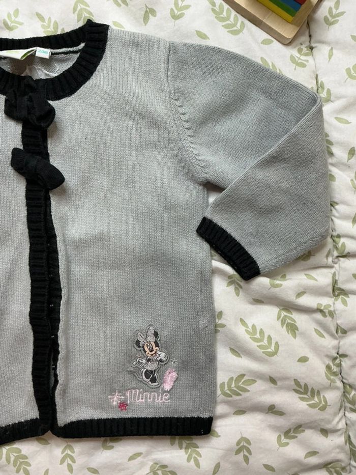 Gilet gris et noir 23 mois Disney minnie - photo numéro 4