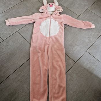 Combi pyjama polaire lapin 6 ans