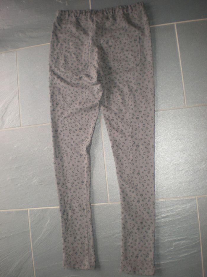Pantalon legging fille 14 ans neuf motif léopard - photo numéro 3