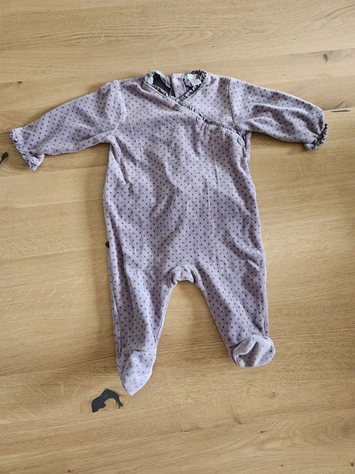 Pyjama velour 3 mois