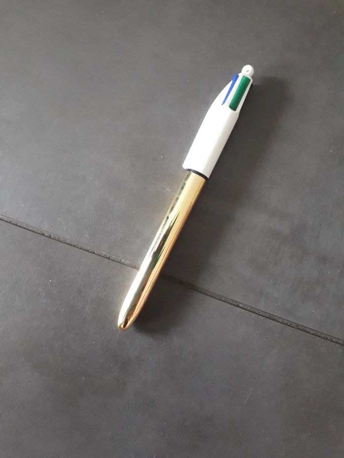 Bic 4 couleurs shine doré neuf - photo numéro 3