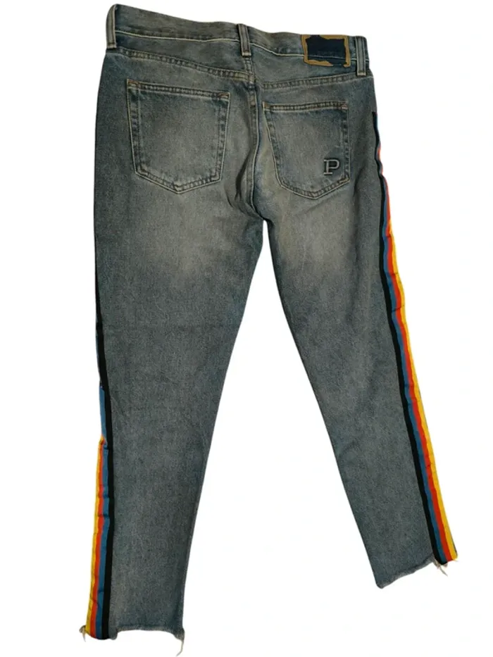 Pantalon Jean coupe boyfriend femme Polo Ralph Lauren Taille L - photo numéro 4
