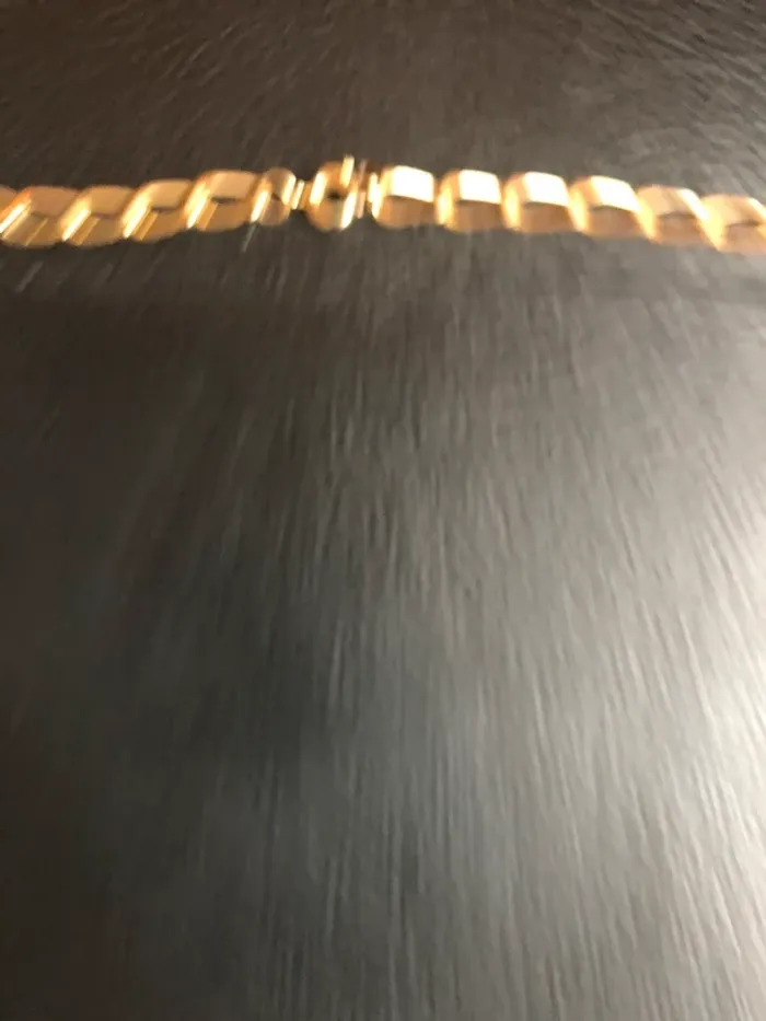 Collier fantaisie maillon TBE 60 cm - photo numéro 3