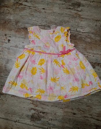 Jolie robe fleurie été fille 3 mois
