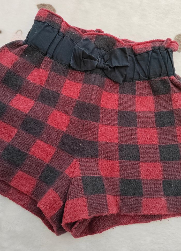 Short enfant fille carreaux Kiabi 2 ans - photo numéro 2