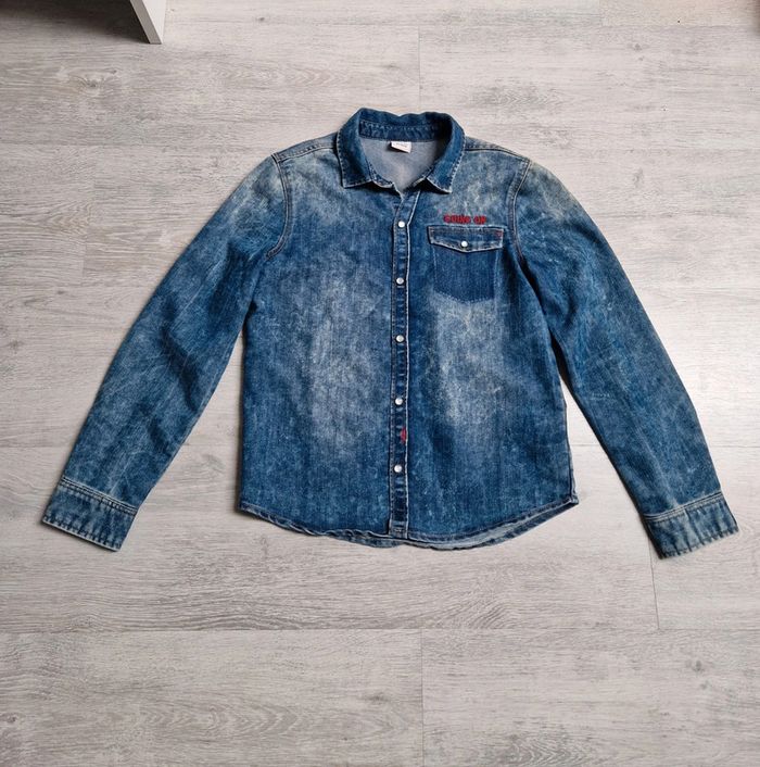 Chemise en jean délavé taille 12 ans Tape à l'œil