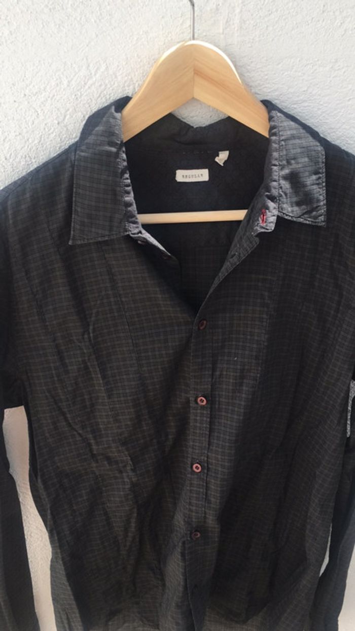 Chemise homme M à petits carreaux ikks - photo numéro 2