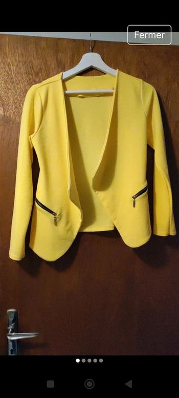 Magnifique blazer jaune
