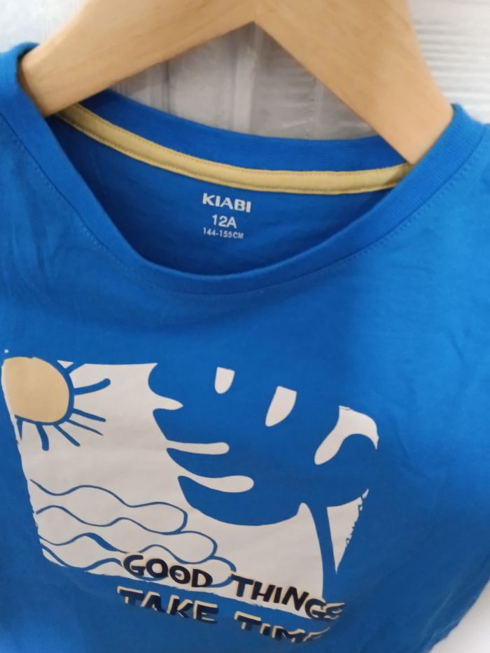 Tee-shirt Kiabi bleu et multicolore - photo numéro 2