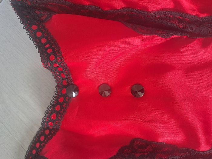 Bustier rouge et noir SanSelle Taille 48 - photo numéro 5