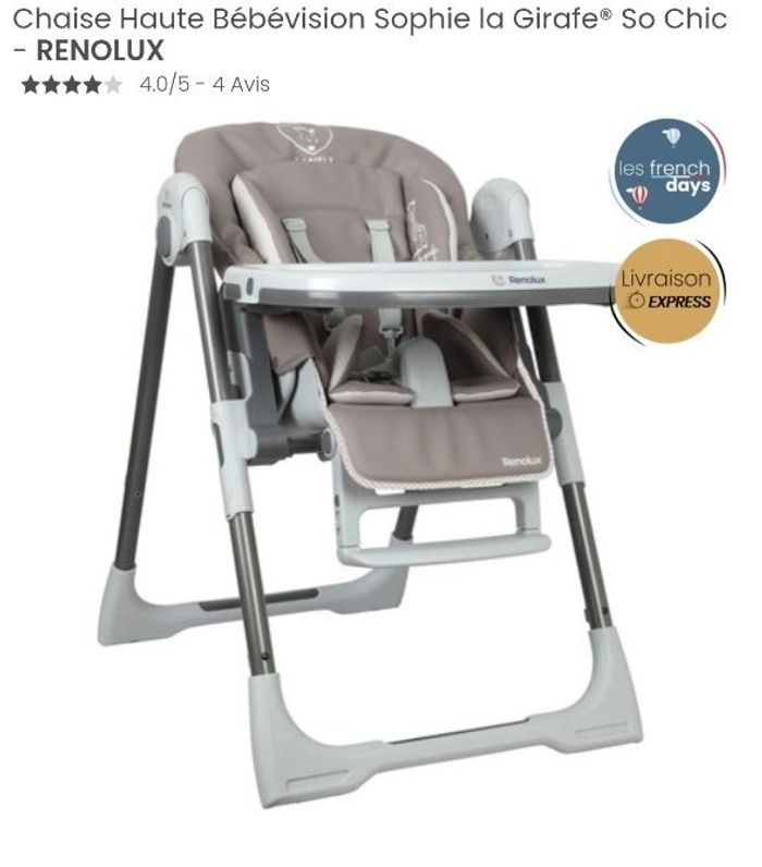 Chaise haute bébé bon état - photo numéro 2
