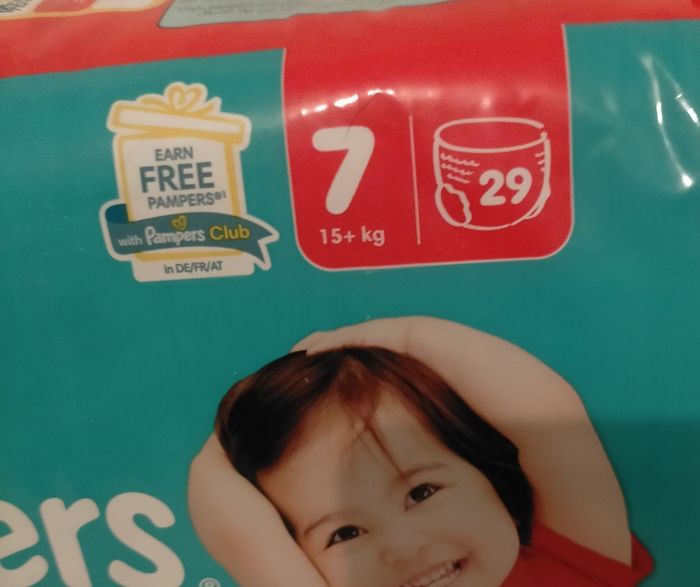 Lot couches Pampers baby dry pants taille 7 - photo numéro 2