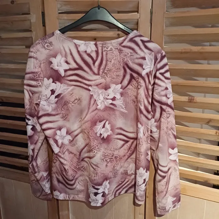 Débardeur rose femme taille 42 / 44 , Un jour ailleurs - photo numéro 3