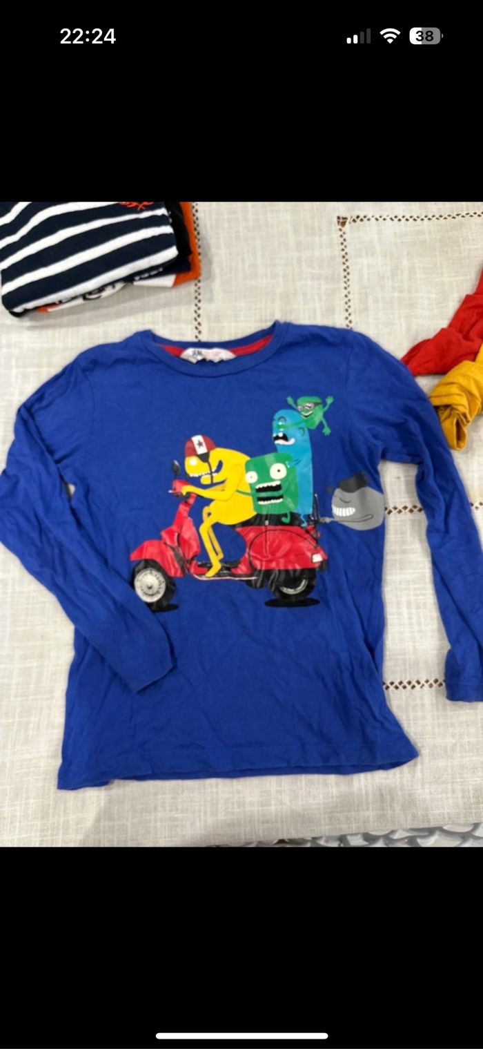 Lot 8 T-shirts et manches longues - photo numéro 6