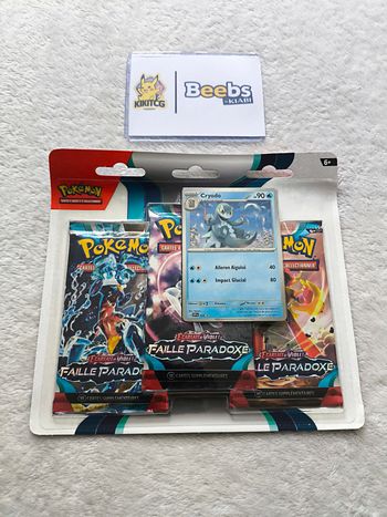 Tripack pokémon Faille Paradoxe EV4