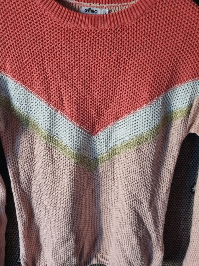 Pull tricolore 12ans - photo numéro 2