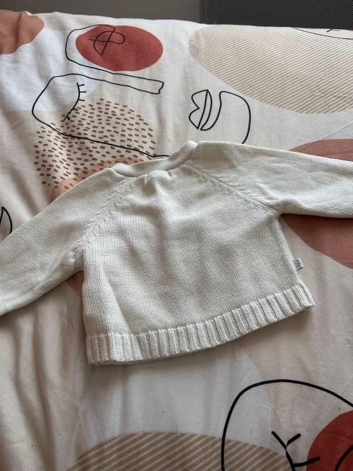 Brassière blanche avec noeud Obaïbi taille - photo numéro 2