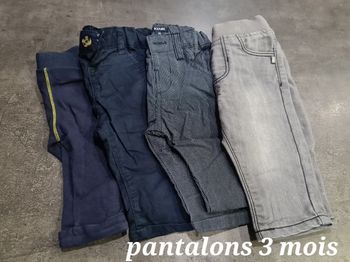4 Pantalons 3 mois