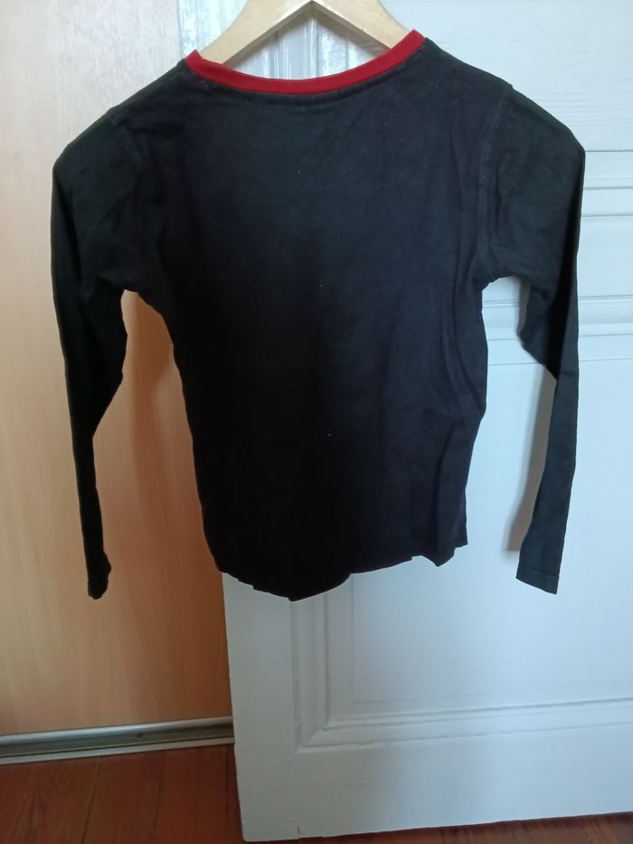 Tee-shirt spiderman noir et multicolore - photo numéro 3
