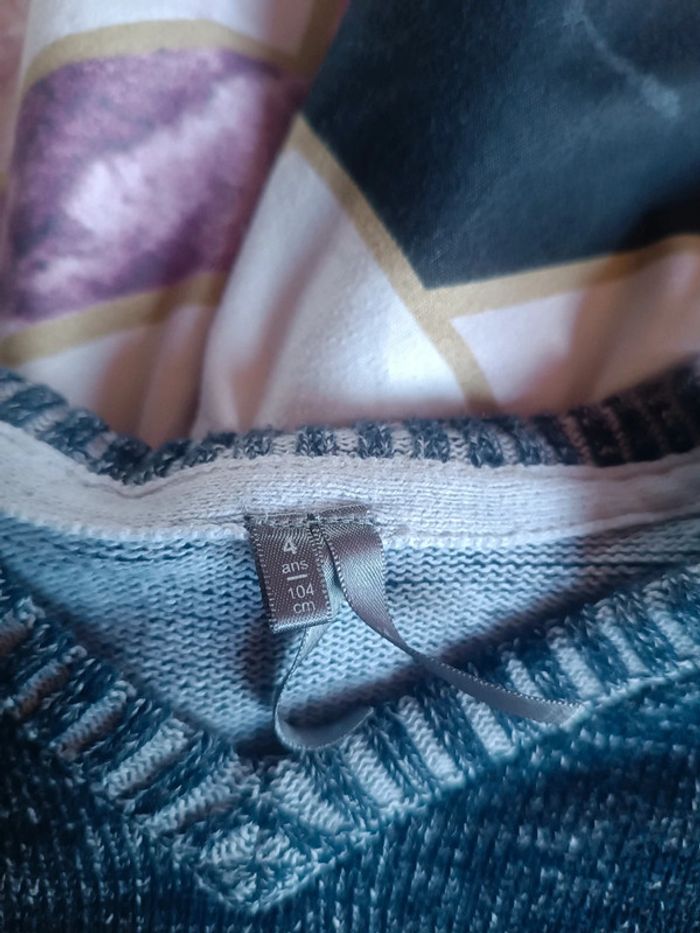 Pull bleu gris - photo numéro 2