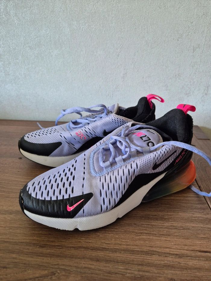 Nike air max 270 beurre purple violet - photo numéro 2