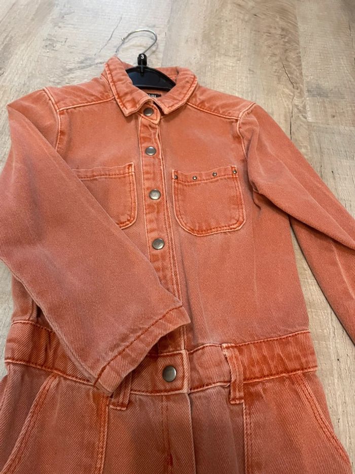 Combinaison jeans rouille 5 ans - photo numéro 2