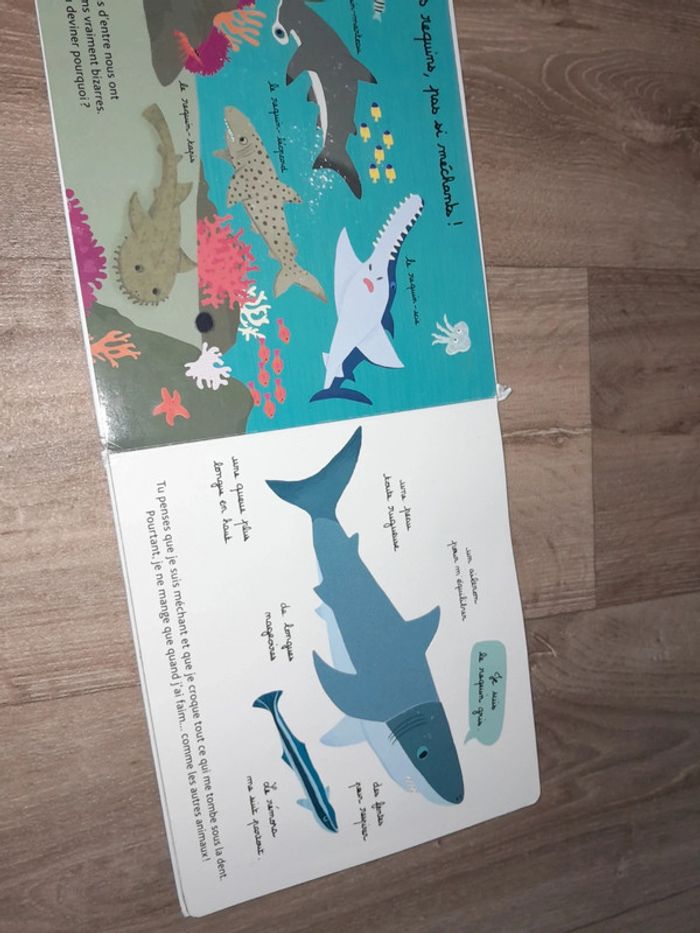 Livre mes animaux des mers à toucher 🌺 - photo numéro 5