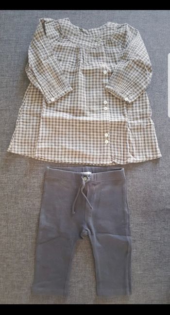 Ensemble 2 pièces fille 12 mois
