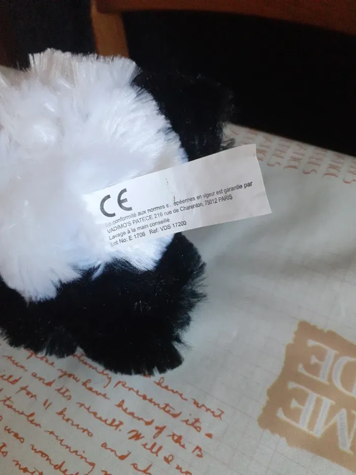 Peluche panda avec cœur "Love" - photo numéro 9