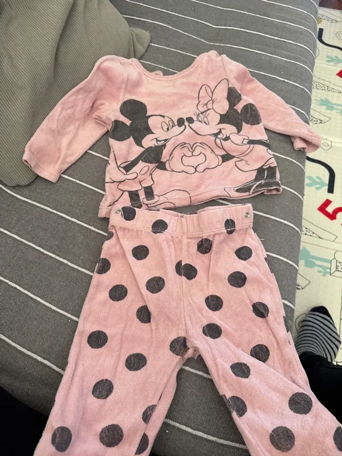 Pyjama Minnie bébé fille 12 mois