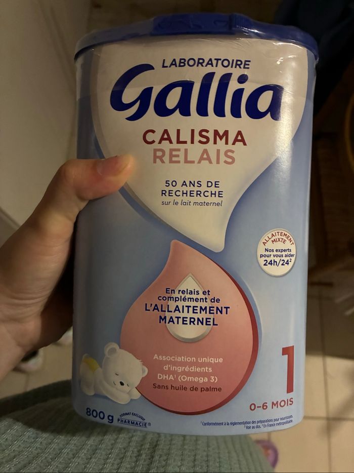 Lait Gallia relais allaitement