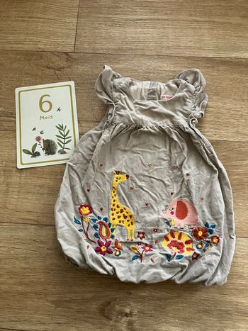 Robe hiver 6 mois en velours