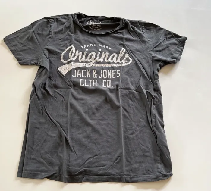 T-Shirt Gris Jack & Jones Taille S
