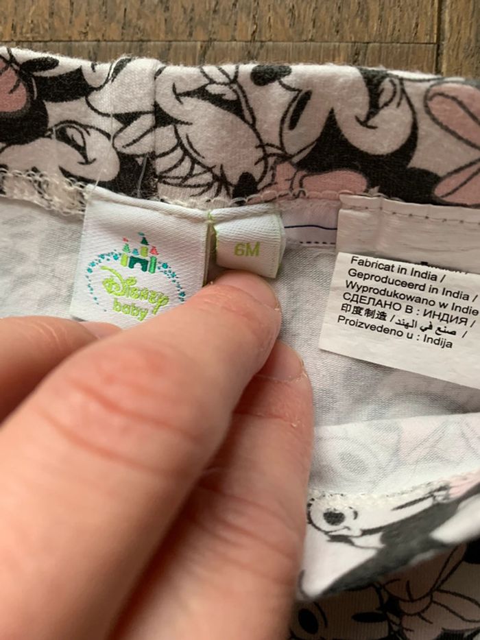 Lot de 2 leggings tbe 6 mois Kiabi Minnie - photo numéro 3