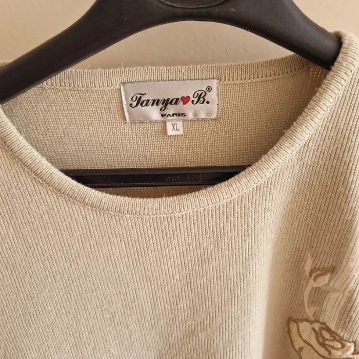 Pull beige/creme XL - photo numéro 3