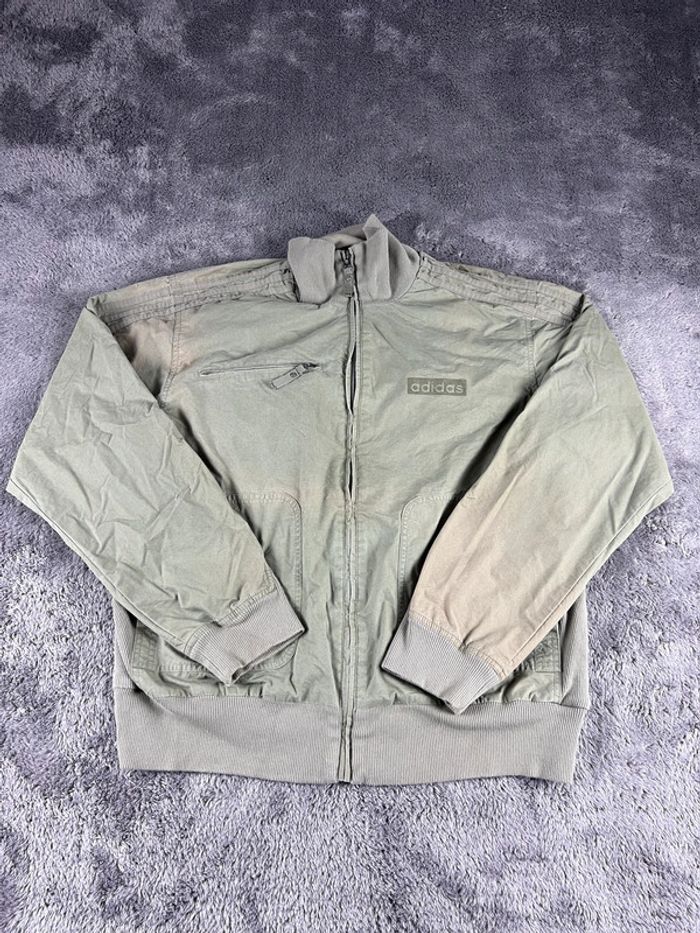Veste type Harrington vert kaki Adidas Taille M