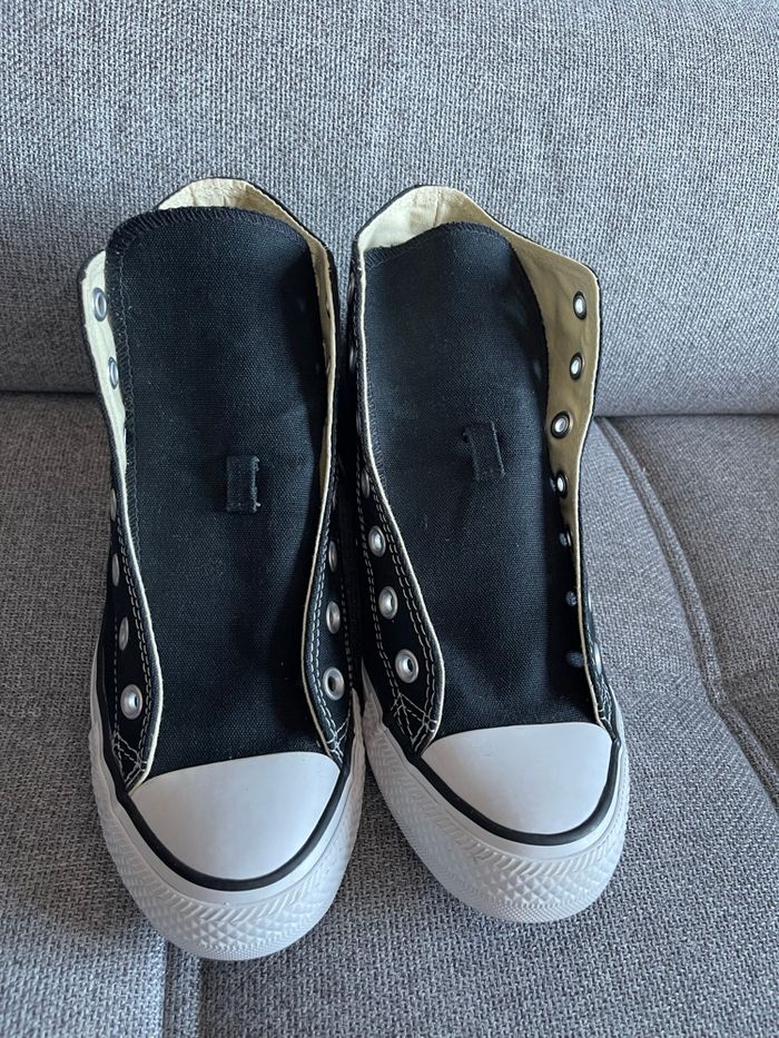 Converse noire 39 en excellent état - photo numéro 7