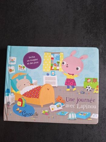 Livre Une journée avec Lapinou en bon état