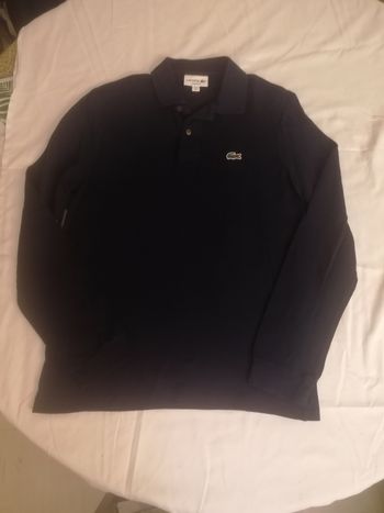 Polo lacoste taille S manches longues